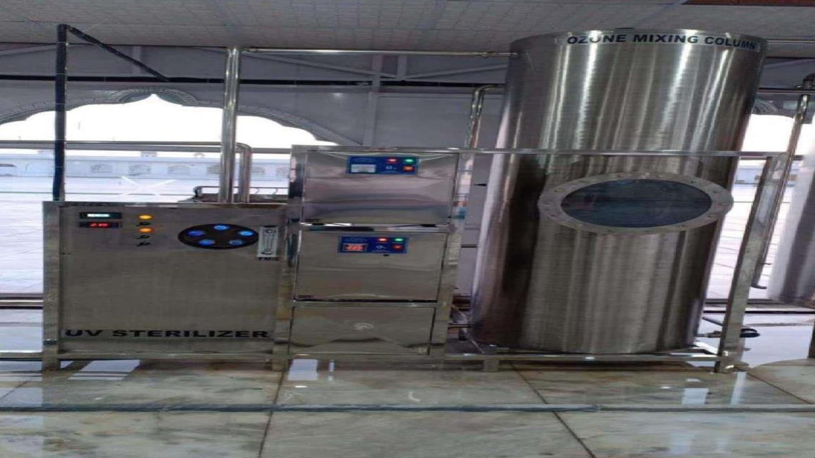 Ozone mixing and UV sterilization equipment